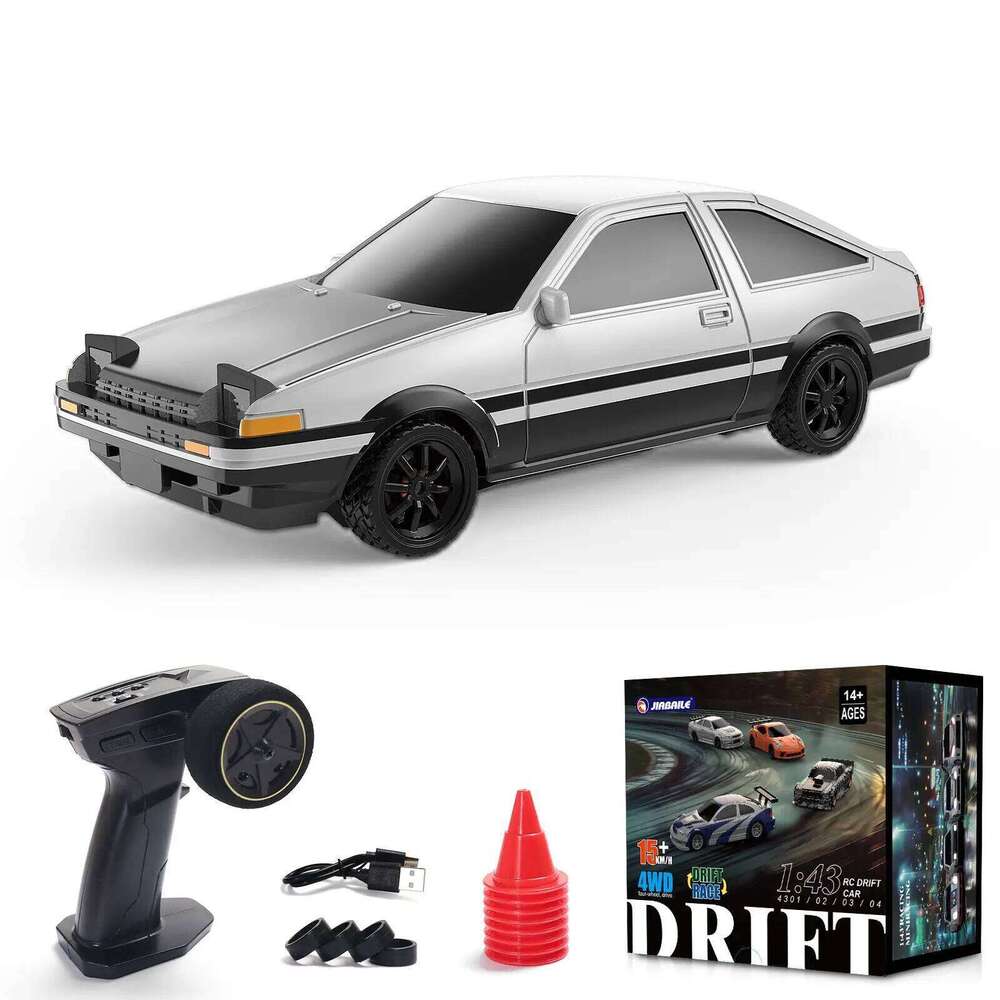 New RC 1/43 Drifting Racing RTR 4WD Four-wheel Drive High Speed Radio Control 2.4g Drift Race Car Mini Model Gifts Y260131