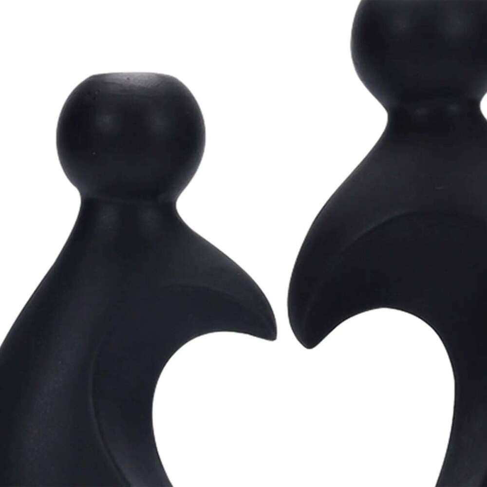 2 Pieces Vases Flower Arrangement Minimalism Modern Abstract Figure Sculptures for Cabinet Desk Shelf Office Anniversary Y260202