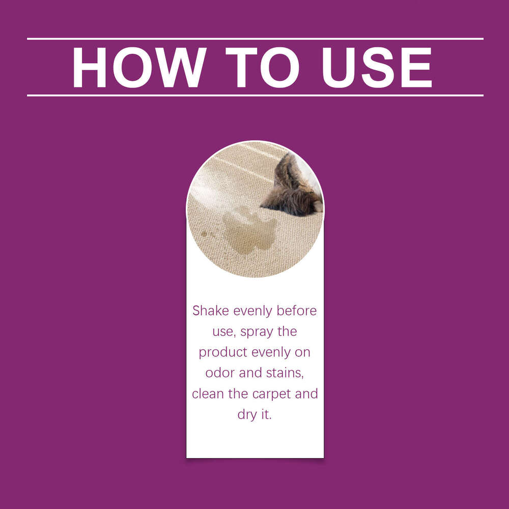 Yegbong Cat Dog Removal Deodorization Pet Stubborn Stain Carpet Cleaner S260202