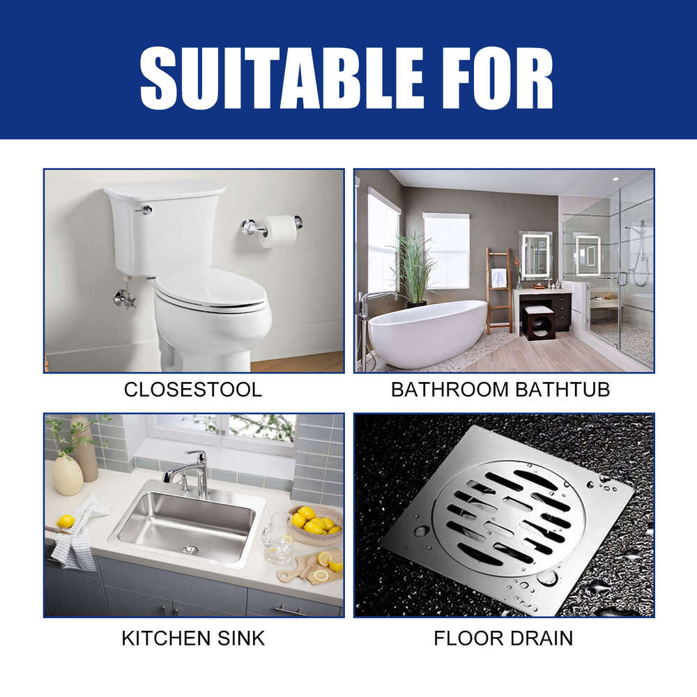 Jue-Fish Cleaner Toilet Kitchen Drain Pipe Anti-Clogging Deodorizing Cleaning S260202