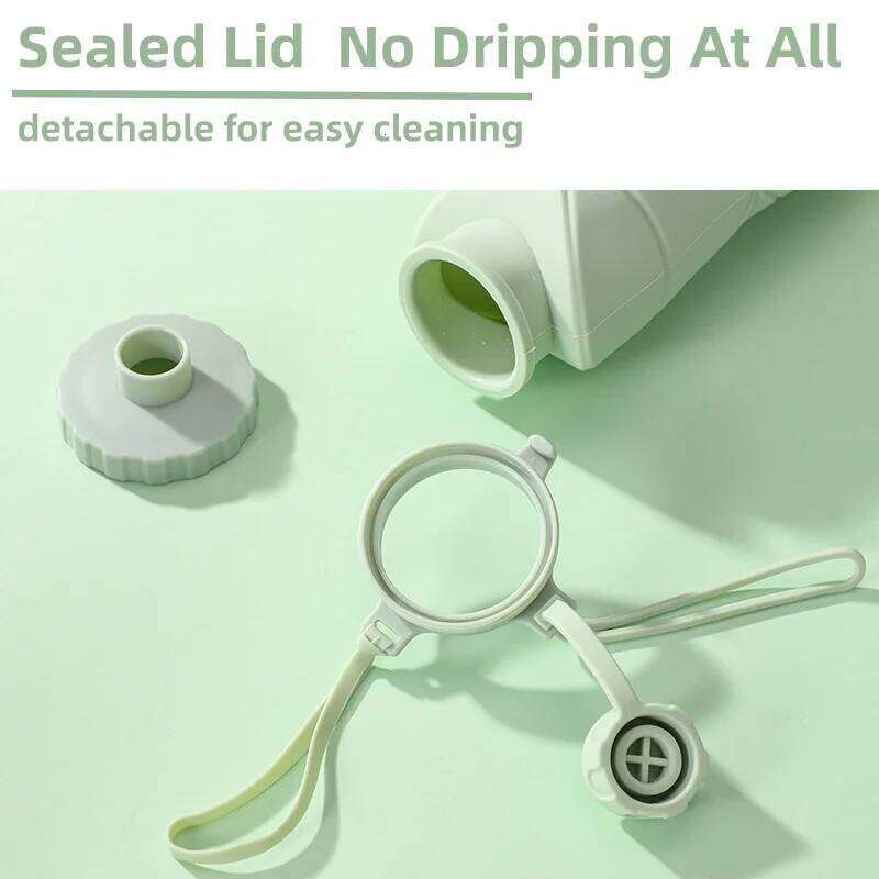 Silicone PP Foldable Water Bottle - Compact for Outdoor/Commute, Leak-Proof & Detachable Z260202