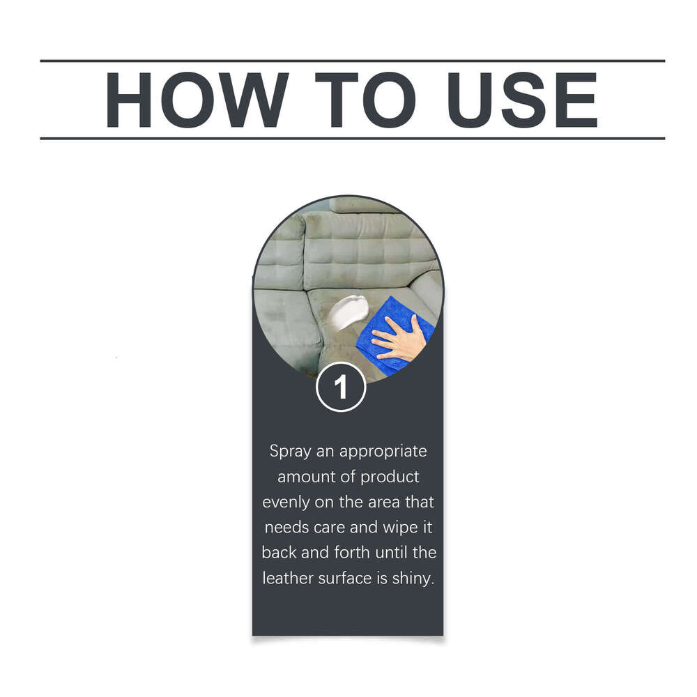 Cleaning Oil Removal Bag Leather Glossy Nourishing Care Cream S260202