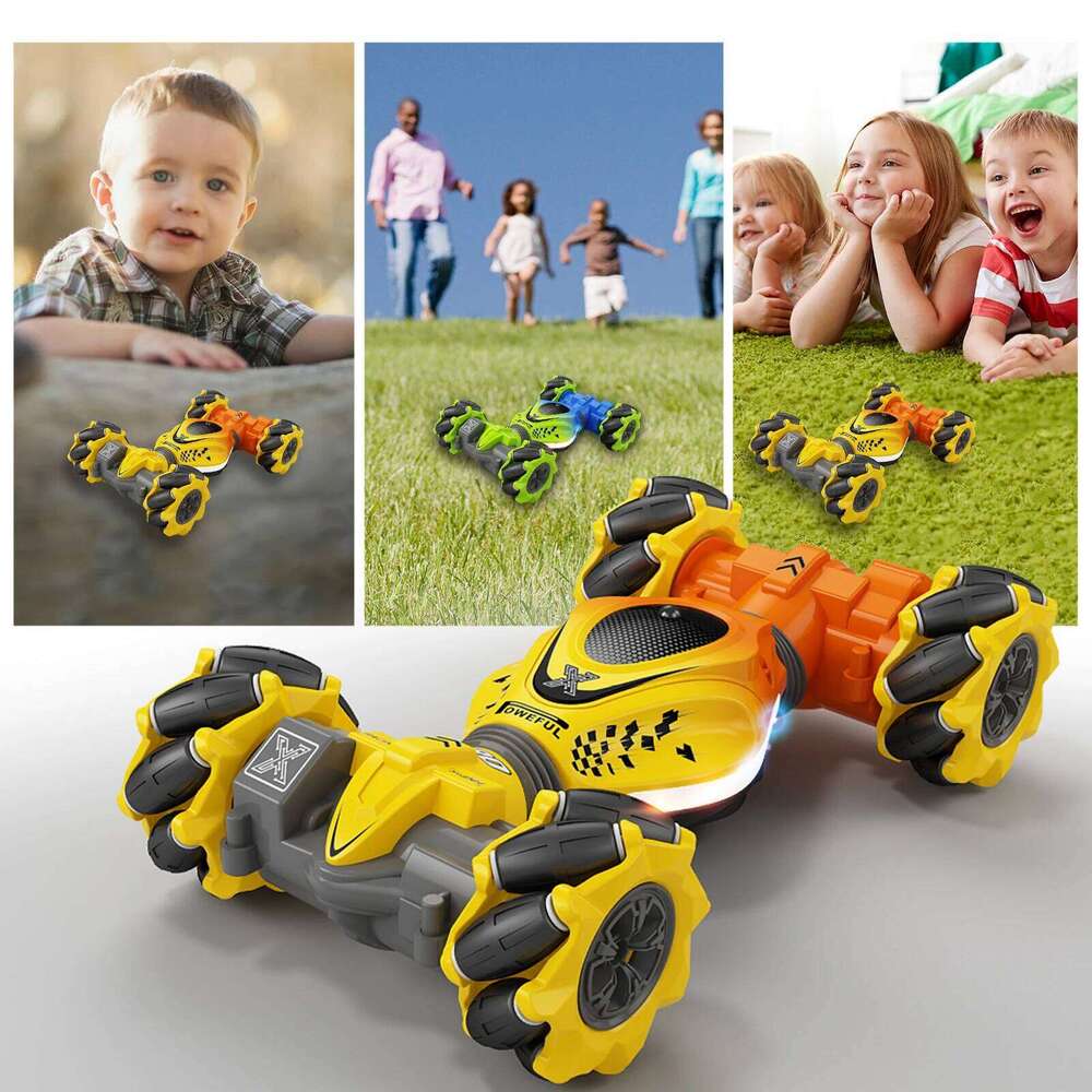 4WD Car 2.4G Radio Remote Control Cars RC Watch Gesture Sensor Rotation Twist Stunt Drift Vehicle Toy for CHildren Kids Y260131