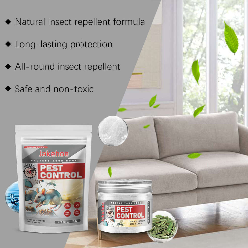 Jakehoe Household Home Kitchen Repeller Effective for Mosquitoes, Flies, Cockroaches Insect Repellent S260202