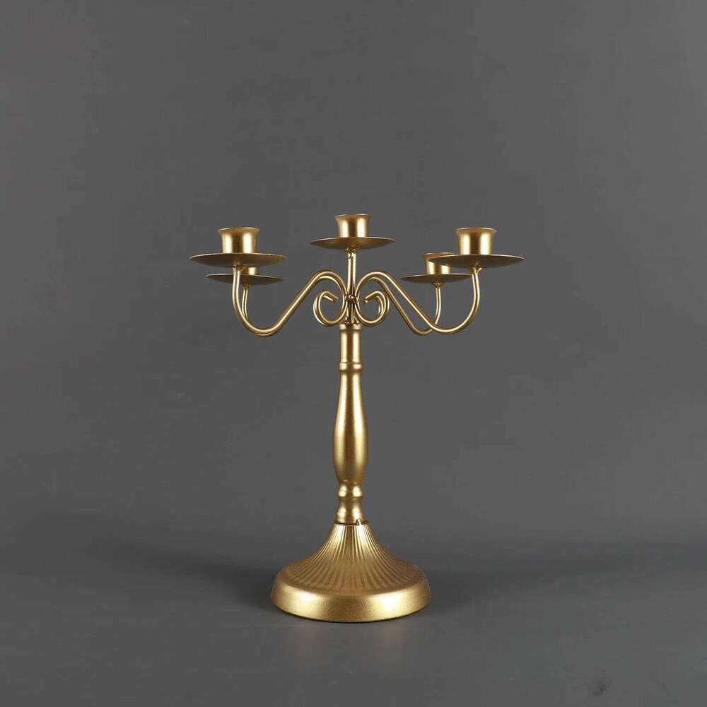 European Style Antique Ornaments Ins Romantic Home Table Candlelight Dinner Candlestick Photography Props Y260131