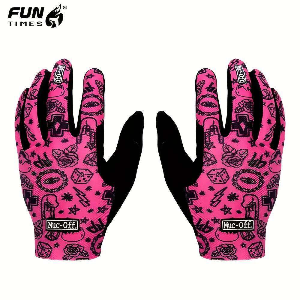 2025 New Outdoor Cycling Gloves Bicycles Motorcycles, Full-Finger, Suitable for Spring, Summer, Autumn, and Winter, Runn XJ260202