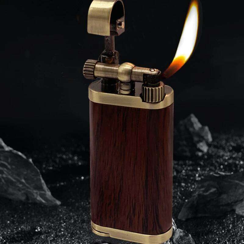 Pipe Portable Reusable Oblique Fire Gas Lighter Present for Men W260202