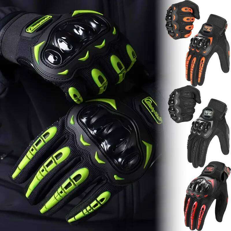 Full Finger Protective Motorcycle Waterproof Abrasion Resistant Riding Gloves For Men Women Durable Motocross Gear XJ260202