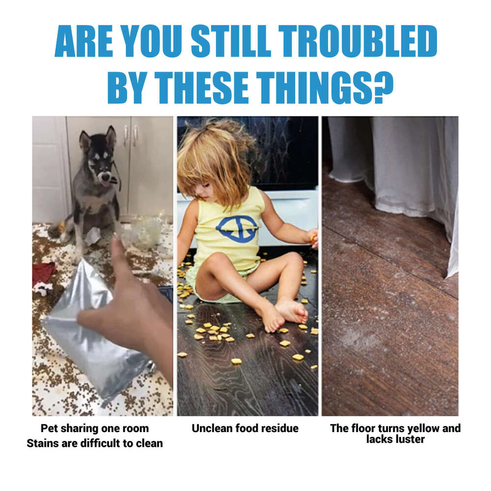 Tablets Household Tile Wood Floor Cleaning Stain Removal Descaling Polishing One-Sweep Clean S260202