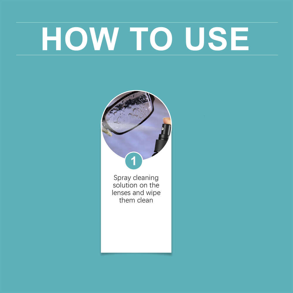 Jakehoe Anti-Fog Glasses Clear Vision Cleaning Lens Maintenance Portable Spray S260202