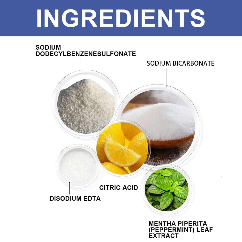 Jakehoe Effervescent Tablets for Cleaning Kitchen Stovetops, Sinks, Range Hoods, Stubborn Stains and Dirt S260202