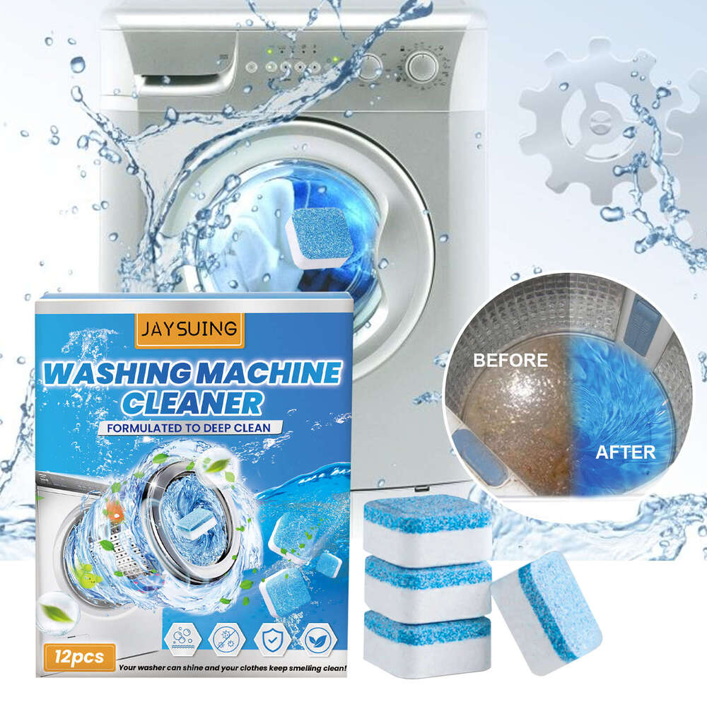 Machine Cleaning for Drum Top Load Home Washing Machines, Removes Odors and Stains S260202