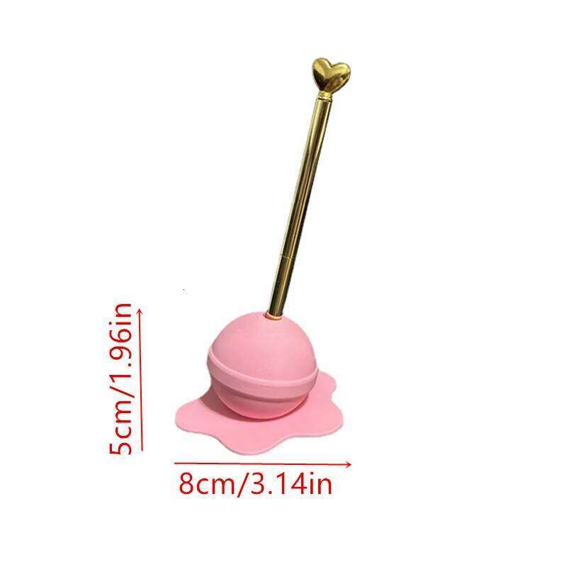 Melting Lollipop Sculpture Pencil Holder Art Crafts Desk Ornaments Home Decoration Y260202