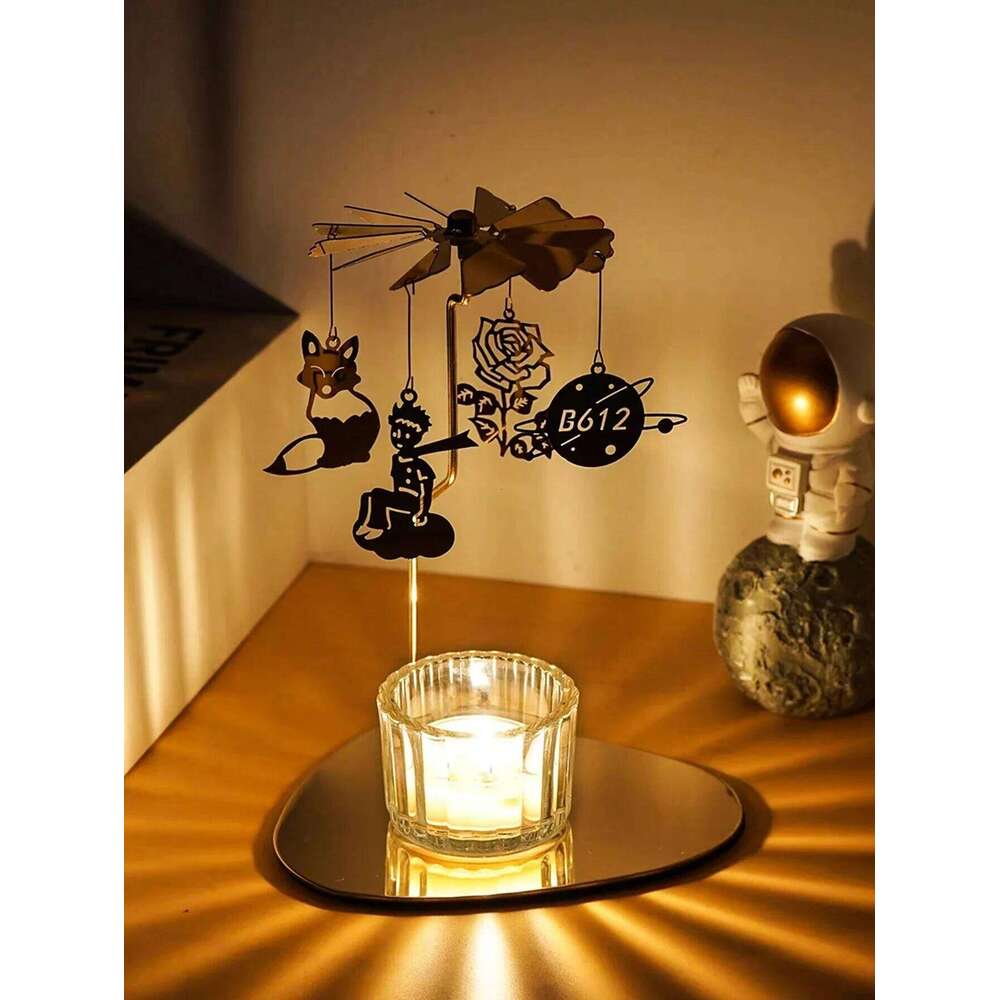 2 Pcs Glass Tealight Candle Holder Small Clear Mini Candlestick Table Centerpiece Home Decorations for Wedding Festival Birthday Y260131