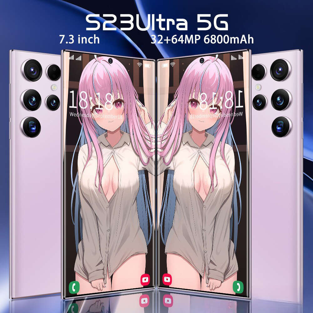 Renowned brand's best-selling foreign trade mobile phone S23Ultra+intelligent all-in-one machine with real memory 16+1T high-definition large scr