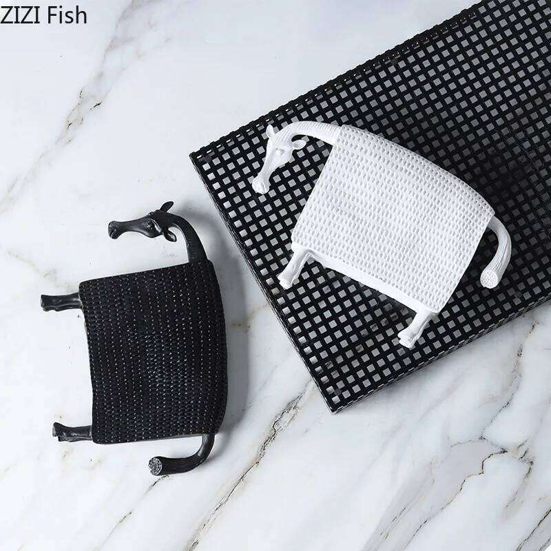 Armored Warhorse Statue Desk Decoration Horse Ornaments Creative Cartoon Animal Resin Abstract Crafts Room Aesthetic Decor Y260202