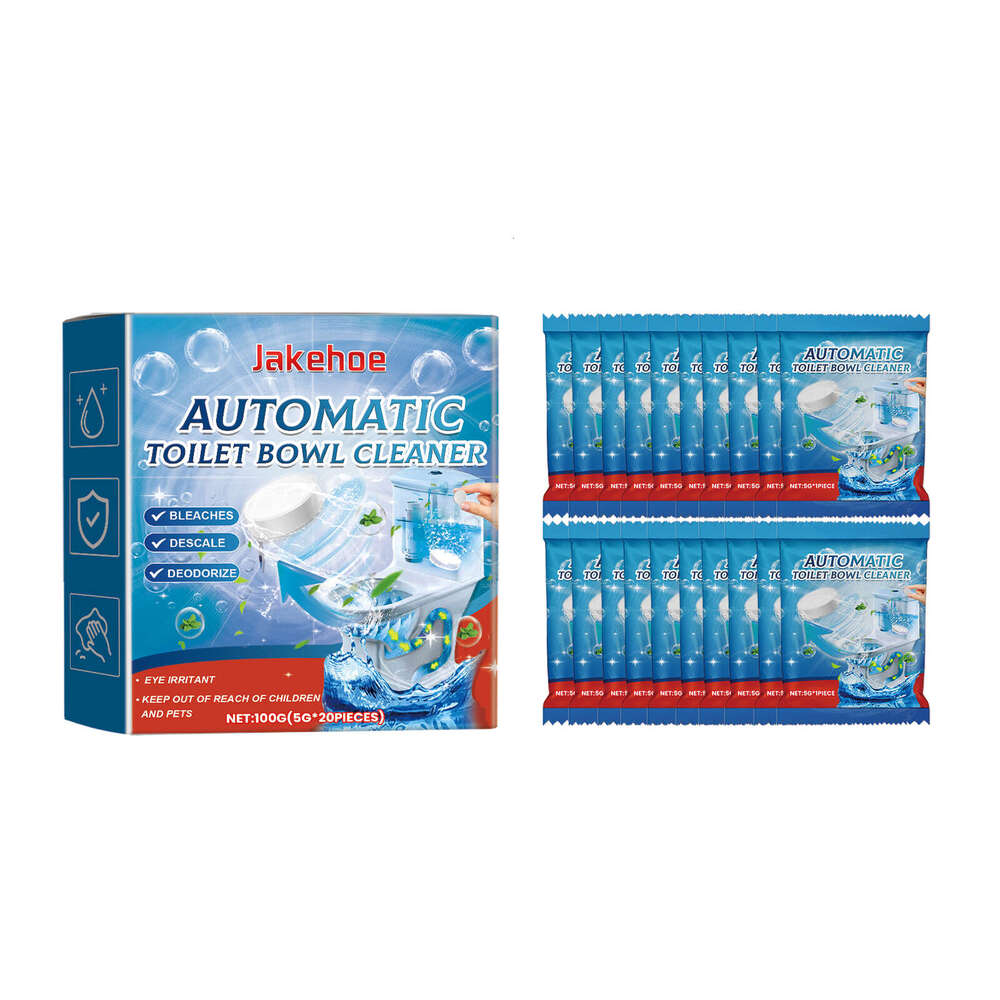 Jakehoe Effervescent Tablets Bathroom Toilet Cleaner Odor Urine Stains Dirt Cleaning Agent S260202