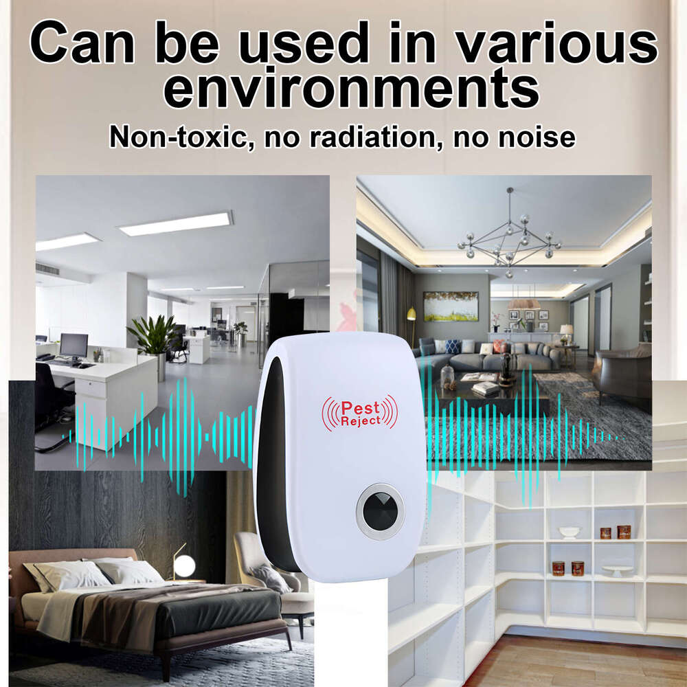 Pest Repeller Household Mosquito Cockroach Mouse Repellent Plug-in Smart Night Light S260202