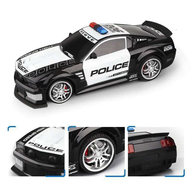 Rc Car Boys Toys 1/12 Remote Control Police with Light Radio Controlled Drift Cars High Speed Children Gift Electric Model Y260131