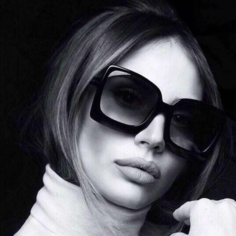 Oversized Square Sunglasses Woman Fashion Brand Designer Sun Glasses Female Big Frame Retro Mirror Vintage Luxury Oculos De Sol H260202