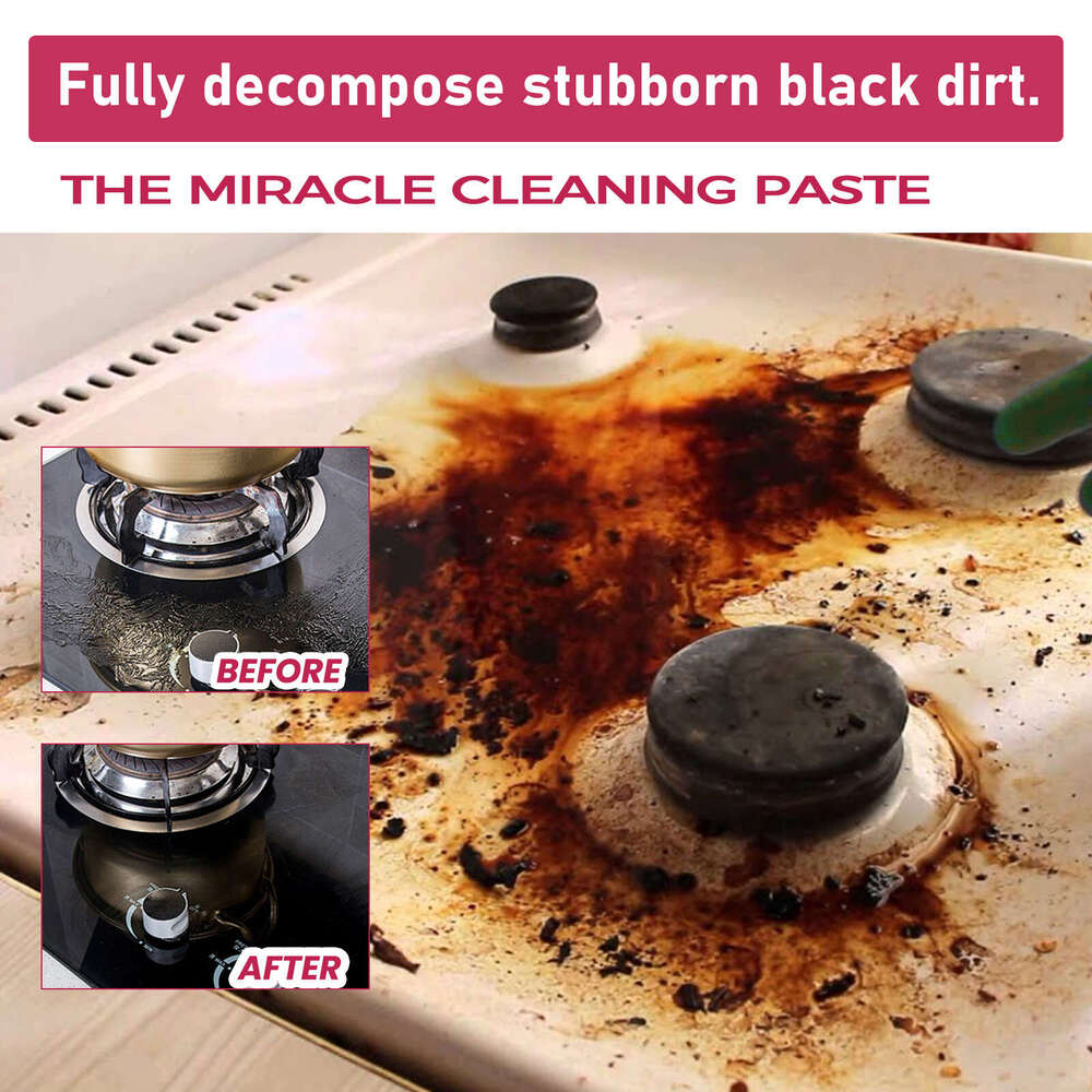 Multi-Functional Paste Kitchen Grease Cleaner Powerful Multi-Effect Cleaning Oil Stains S260202