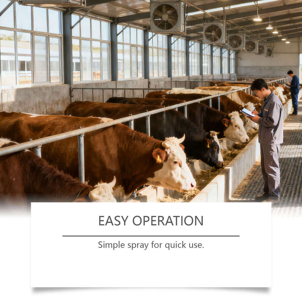 Farm Animal Deodorizer Ammonia Reducer Gentle Livestock Odor Cleaning Freshening Spray S260202