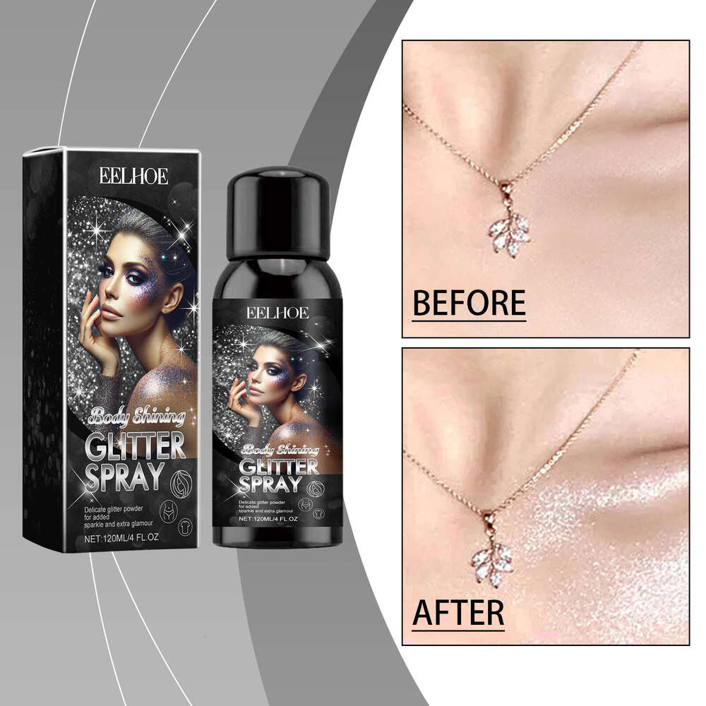 Stage Makeup Spray Natural 3D Long-lasting Glitter S260202
