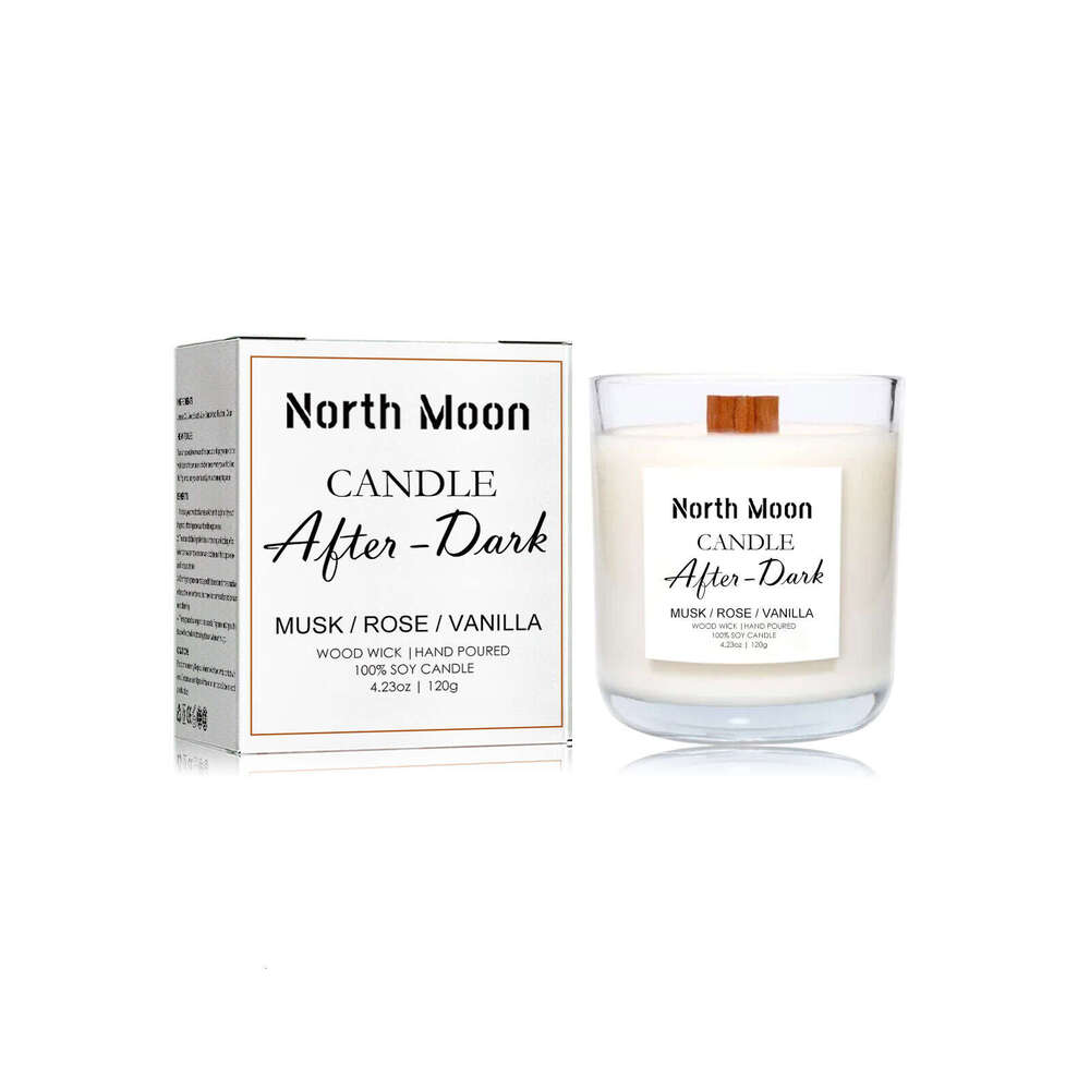 North Moon Candle Aromatherapy Natural Fresh Long-lasting Gift Romantic Home Bedroom Solid Fragrance S260202