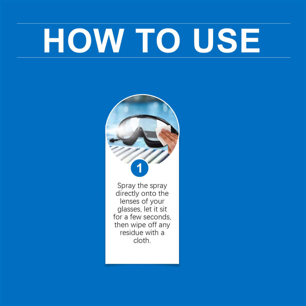 Jue-Fish Spray Glasses Defogger Sunglasses Swimming Goggles Cleaner Anti-Fog Agent S260202