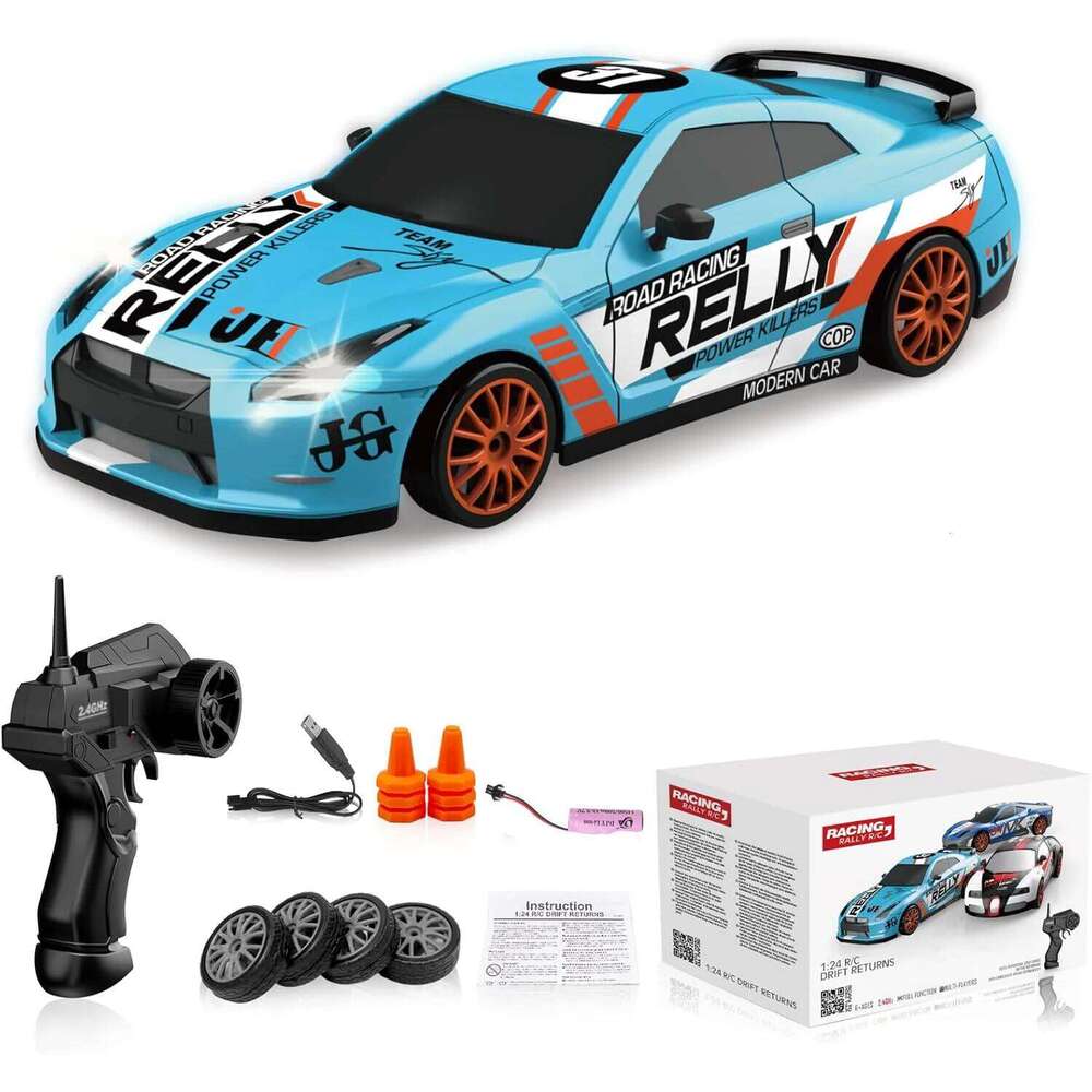 1:24 High Speed Drift Cars 4WD Remote Control Racing Competition Race Car 4x4 RC Truck Vehicle Gift Boys Toy Y260131