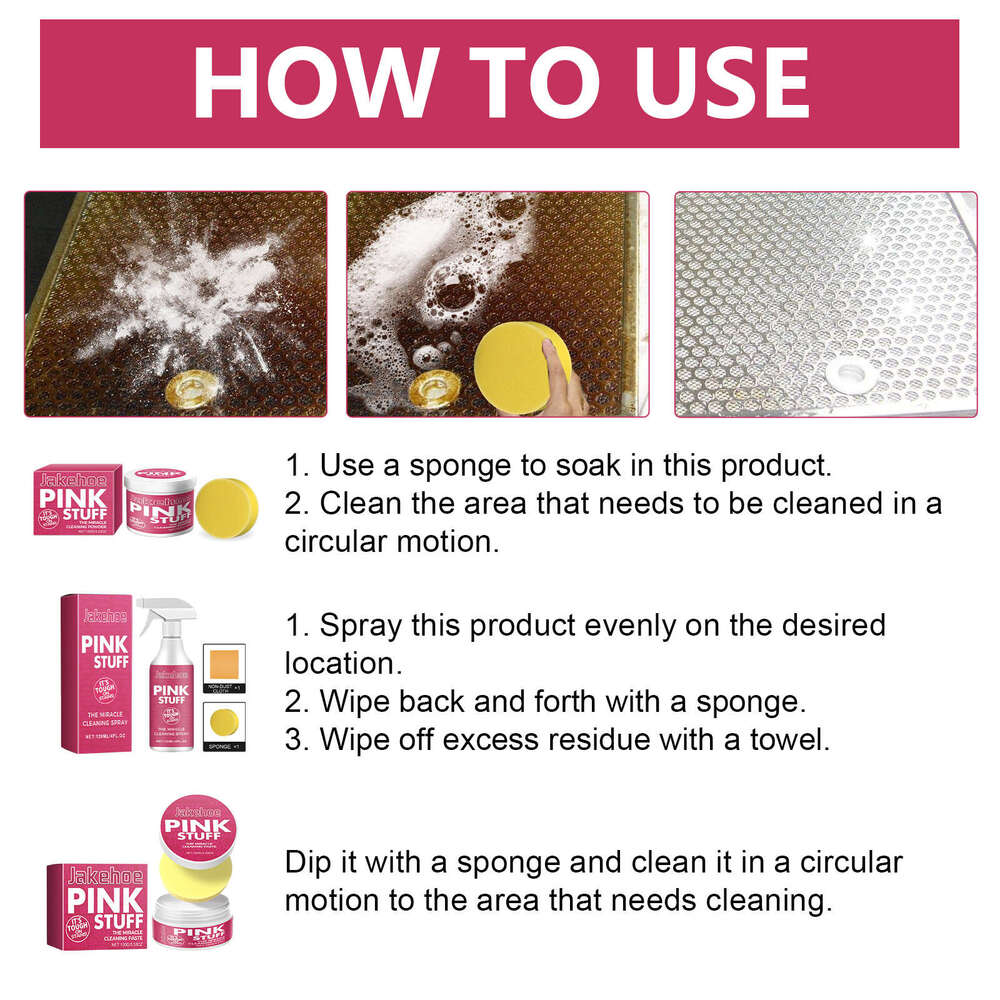 Multi-Functional Paste Kitchen Grease Cleaner Powerful Multi-Effect Cleaning Oil Stains S260202