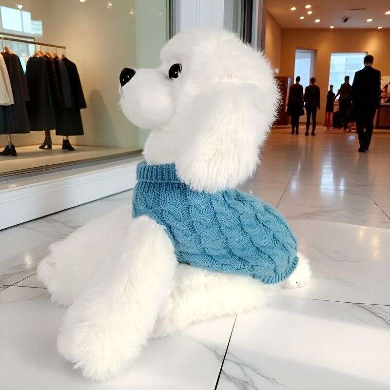 Winter Fashion Solid Color Small & Teddy Dog Sweater Pet Puppy Clothes