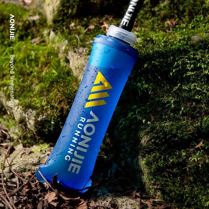 AONIJIE Newest SD30 2PCS 250ml 500ml Soft Water Flask Folding Collapsible Bottle TPU BPA Free For Running Bag Wait Pack Z260202