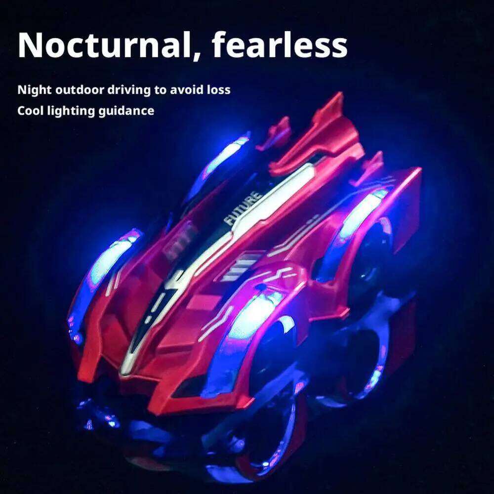 Wall Car Children Climbing Remote Control Racing Toy Cars Little Boy Gifts Rechargeable Y260131