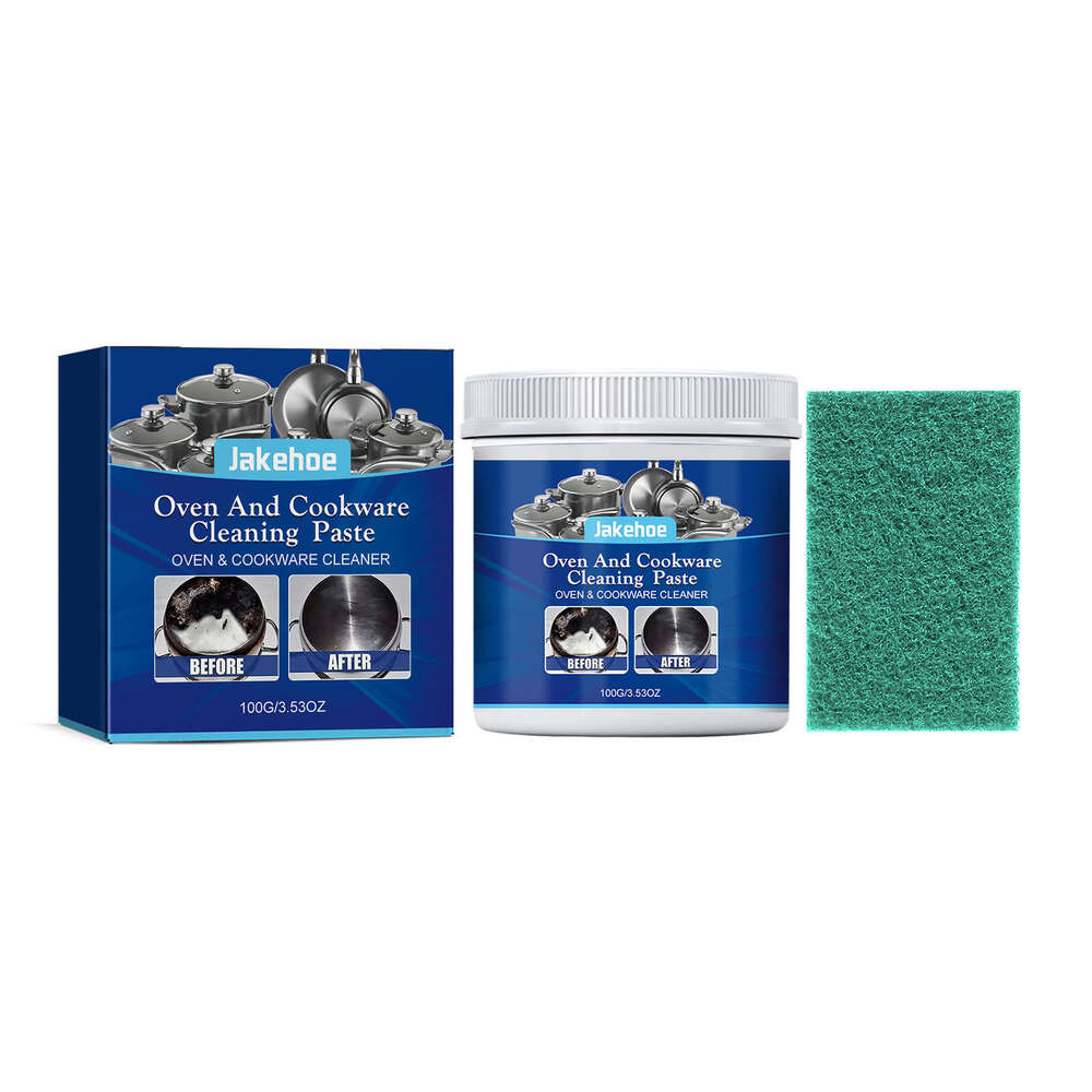 Stainless Steel Kitchen Utensils Range Hood Heavy Oil Stain Rust Removal Cleaning Paste S260202