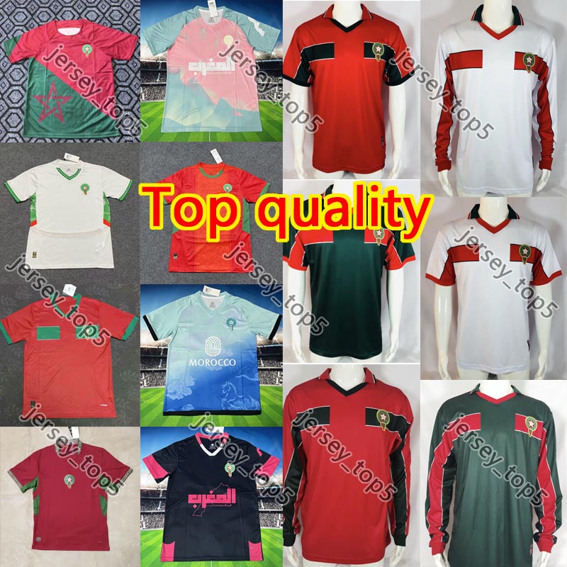 2026 27 Morocco soccer jerseys Marruecos 22 23 25 26 27 Africa Cup maillot de foot HAKIMI Ziyech Boufal FAJR Brahim Ait Amrabat football shirts Maroc 1998 retro Vintage