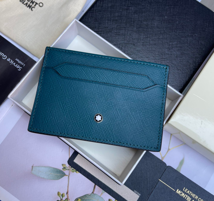 Upscale genuine leather wallets Brand Card Holder Luxury Montblancs Purse designer bag High-Quality Man Wallet by MB with Classic Elegant Design