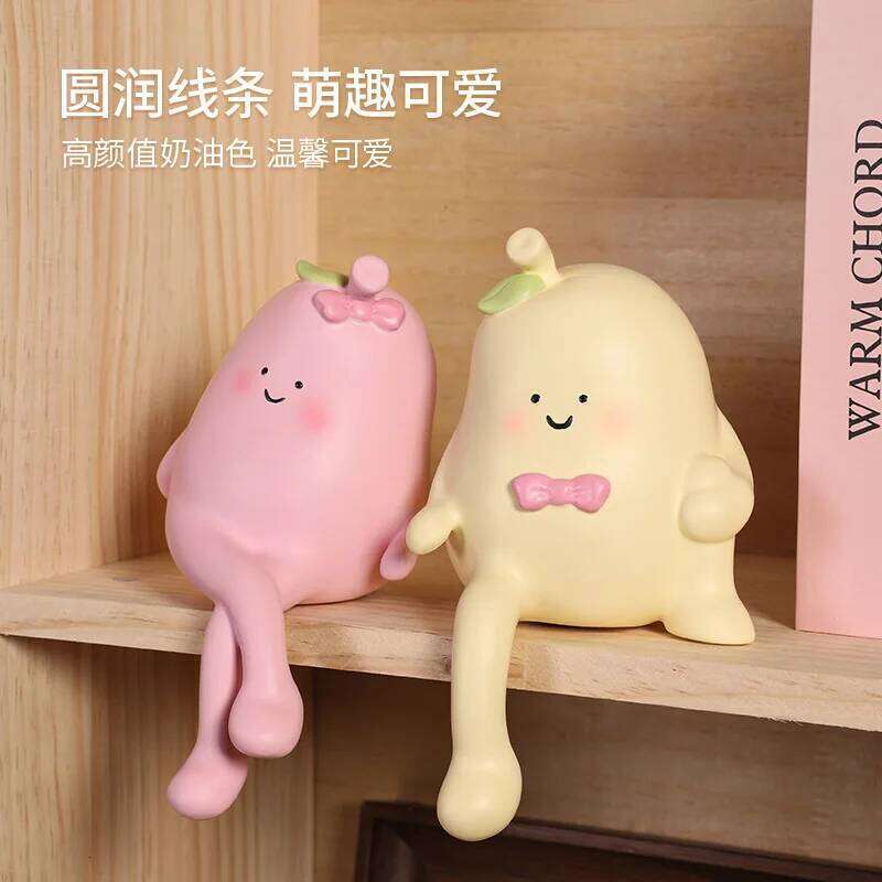 New Cute Hug Pear Creative Hanging Foot Doll Ornament Y260202