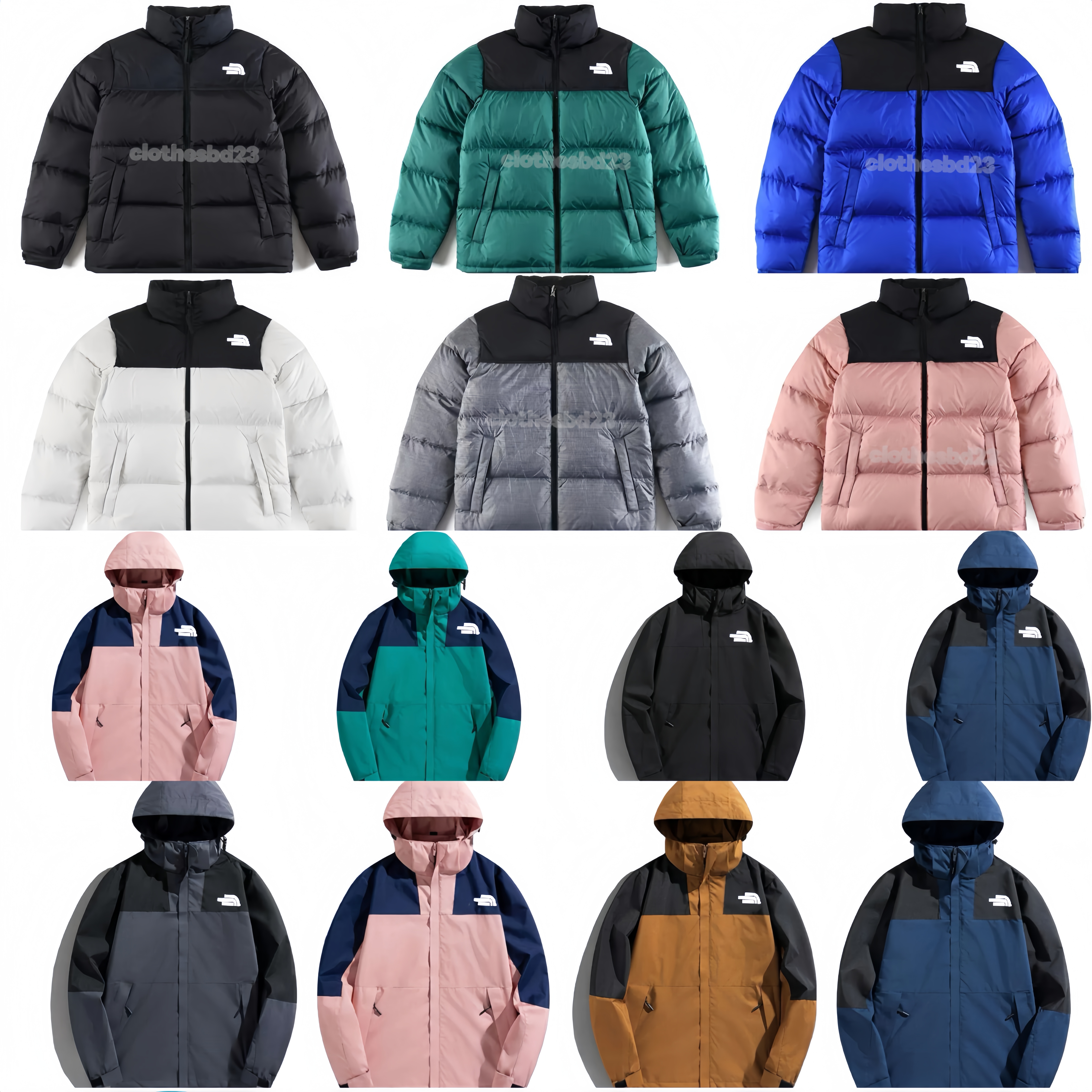 puffer jacket coat jacket puffer Shorts and pants women mens Hooded Parkas letter printing Couple Clothing windbreaker thick coat wholesale 2 pieces 5% dicount