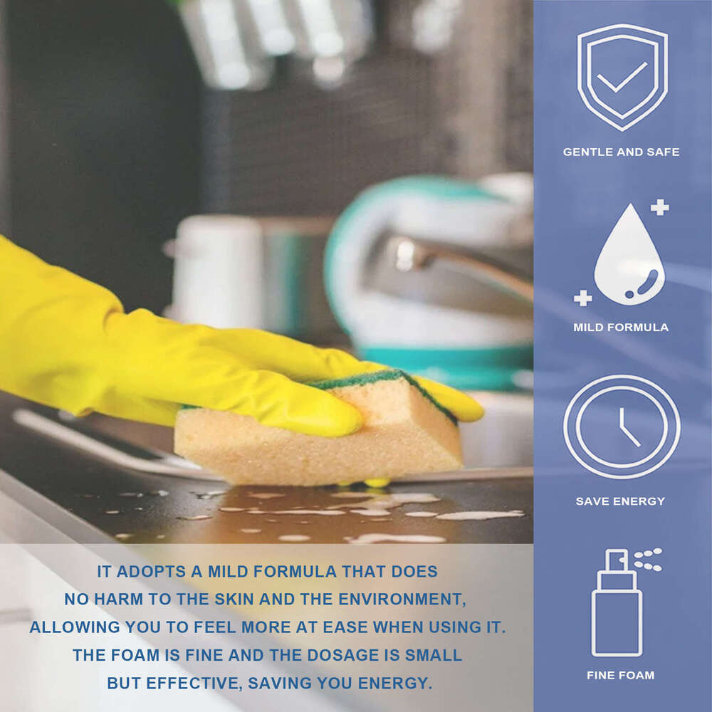 Multi-Purpose Gentle Stain Remover for Kitchen Stovetops and Utensils Multi-Surface Foam Cleaner S260202