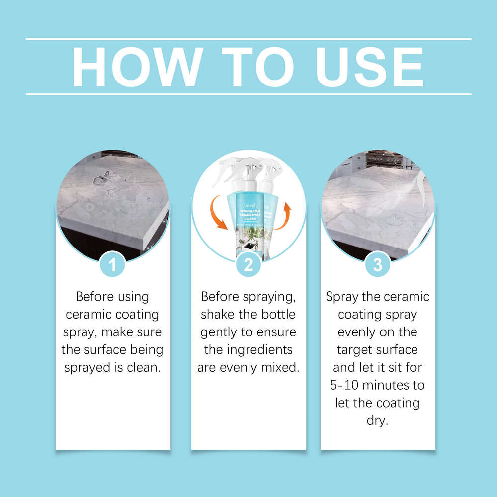Jue-Fish Ceramic Coating Spray for Home Use S260202