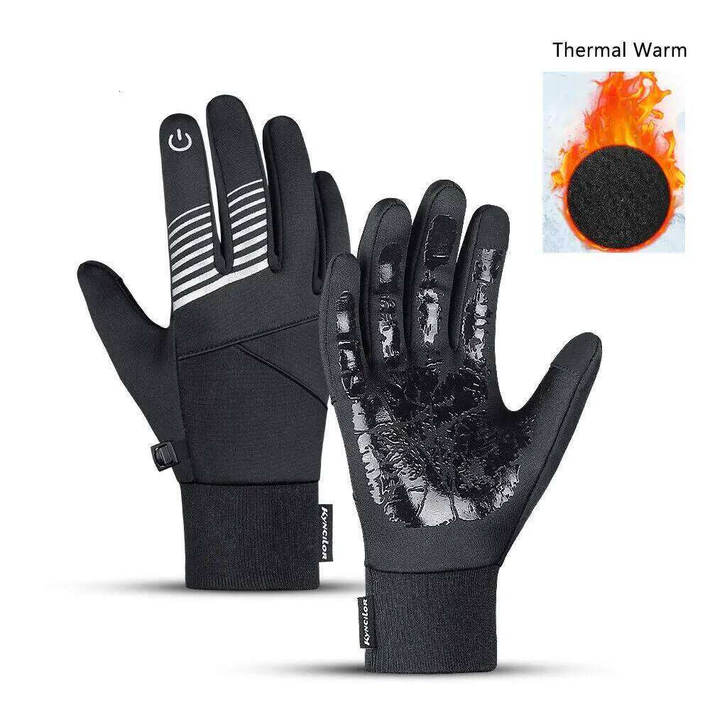 Winter Men Women Tactical Touchscreen Waterproof Gloves Non-slip Glvoes for Outdoor Hiking Walking Cycling XJ260202