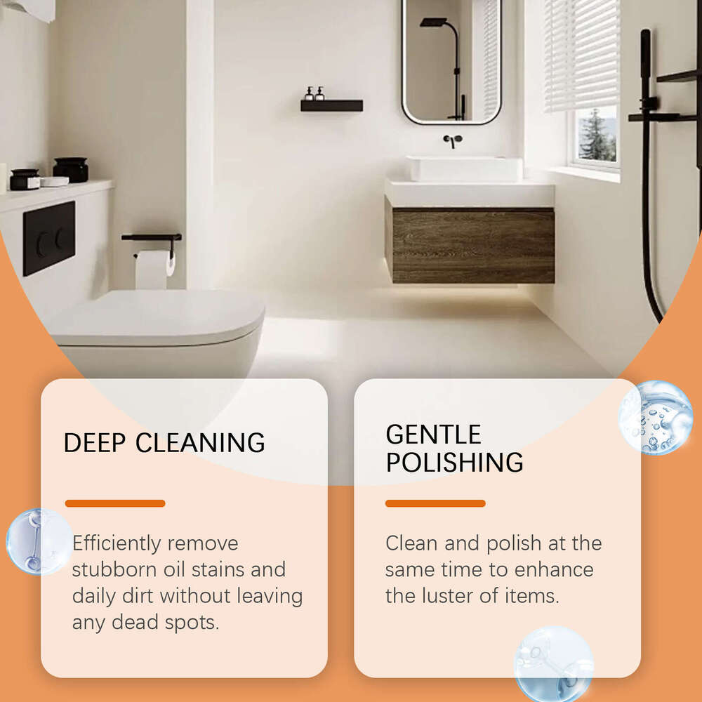 Coconut Remover Kitchen Heavy Oil Stain Multi-purpose Polishing Paste Degreaser Surface Cleaner S260202