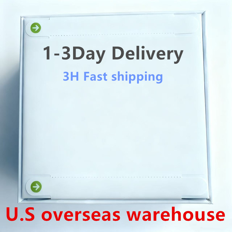 USA Stock For Apple Airpods Pro 2 3nd Airpodspro Airpod 4 Pros Headphone Accessories Solid TPU Silicone Protective Earphone Case Wireless Charging Shockproof Cover