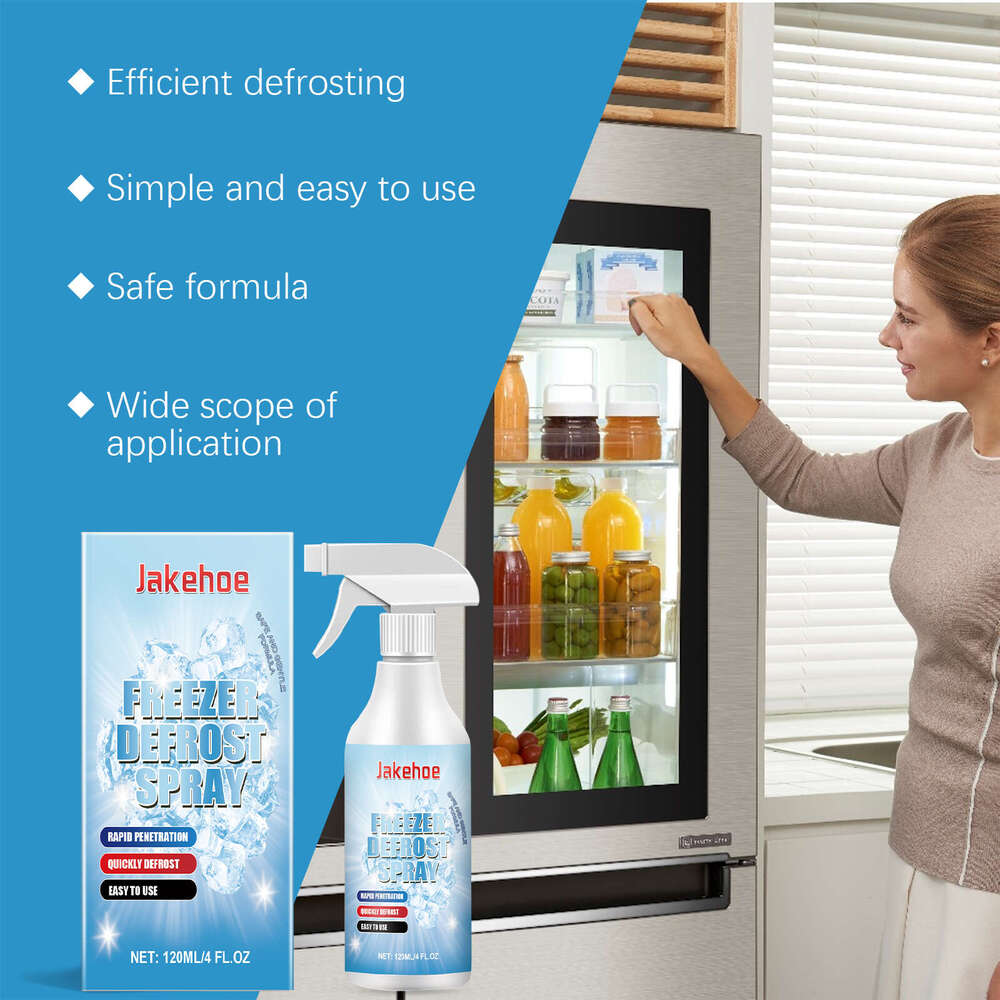 Jakehoe Defrost Household Refrigerator Freezer Ice Maker Defrosting Multi-purpose Cleaning Spray S260202