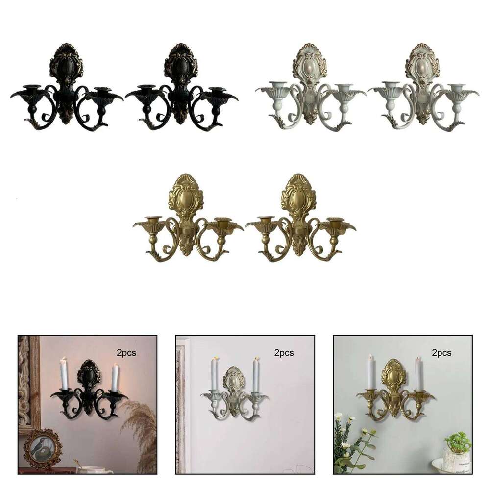 Sconce, Stand Decorative Candlestick Candle Holder for Wedding Party Anniversary Wall Decor Y260131