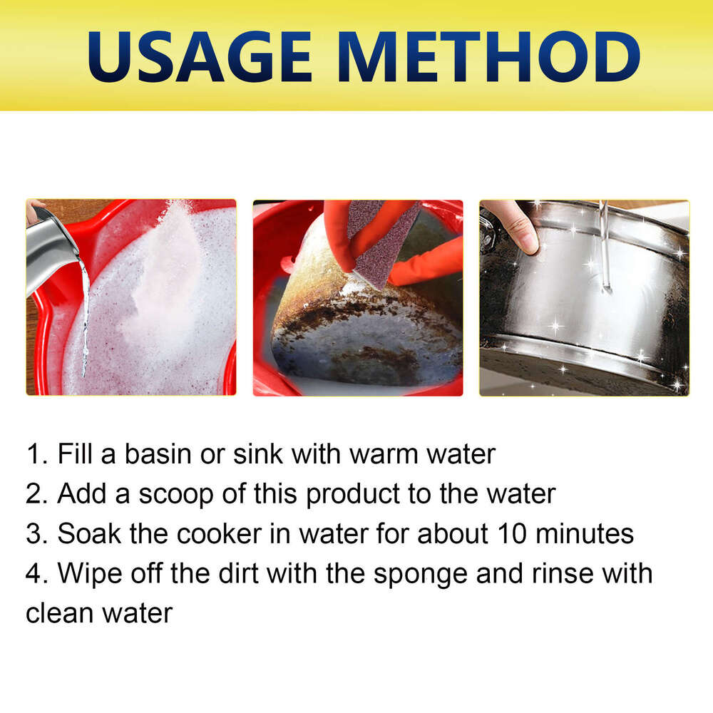 Jue-Fish Multi-Purpose Degreaser Kitchen Stove Cookware Range Hood Oil Stain Dirt Cleaner S260202