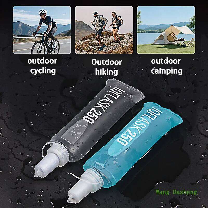 BPA Free Silicone Bite Valve TPUSports Soft Flask Lightweight and Collapsible Outdoor Cycling & Hiking Portable Hydration Bottle Z260202