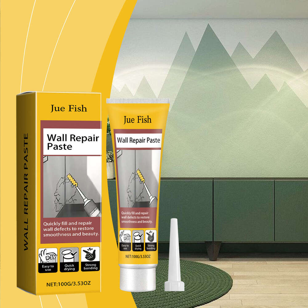 Jue-Fish Damage Scratch Dent Crack Nail Hole Repair Wall Paste S260202