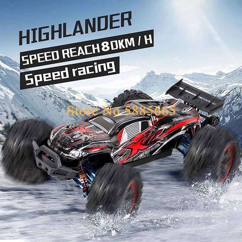 Professional Adult 80KM/H Alloy Frame Brushless Car Toys 4WD Buggy High Speed Racing Truck 200M Brake 1:10 RC Cars Model Toy Y260131